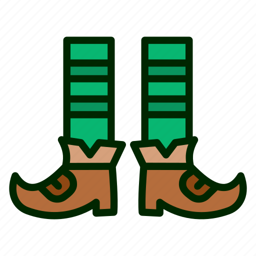 Leprechaun, celtic, shoe, boot, saint, patrick, st icon - Download on Iconfinder
