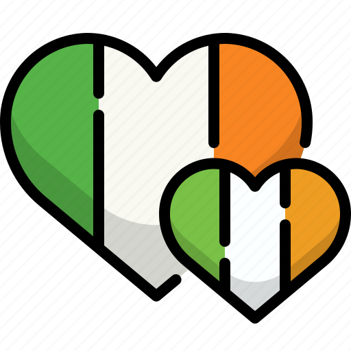 Country, flag, heart, ireland, irish, nation, saint patrick icon - Download on Iconfinder