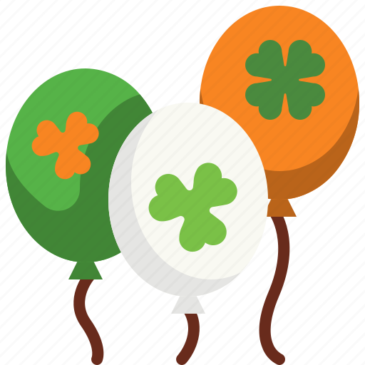 Balloon, celebration, decoration, event, parade, party, saint patrick icon - Download on Iconfinder