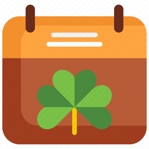 Calendar, date, day, event, ireland, march, saint patrick icon - Download on Iconfinder