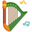 harp, instrument, multimedia, music, philharmonic, saint patrick, song 