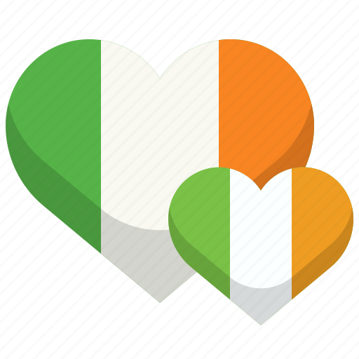 Country, flag, heart, ireland, irish, nation, saint patrick icon - Download on Iconfinder