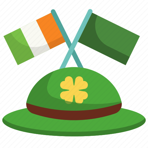 Accessories, fashion, flag, hat, outfit, parade, saint patrick icon - Download on Iconfinder