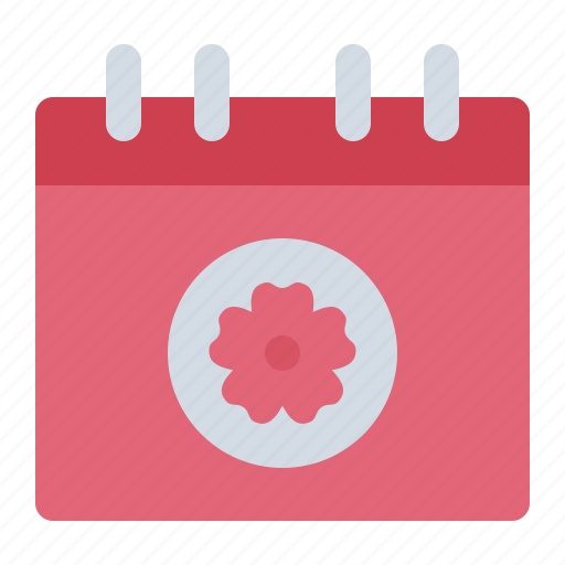 Calendar, date, sakura, festival, japanese icon - Download on Iconfinder