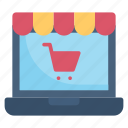 ecommerce, laptop, store, retail, shop, online, e, commerce, sales