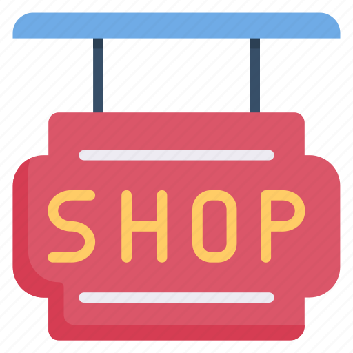 Shop, store, board, sign, street, signboard, sales icon - Download on Iconfinder