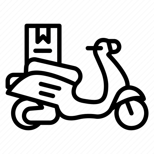 Motorcycle, delivery, service, scooter, motorbike, sales icon - Download on Iconfinder