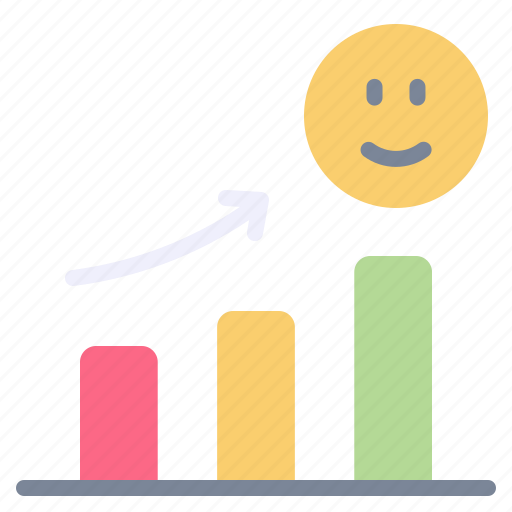 Analytics, chart, graph, growth, happiness icon - Download on Iconfinder