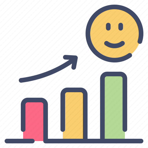 Analytics, chart, graph, growth, happiness icon - Download on Iconfinder