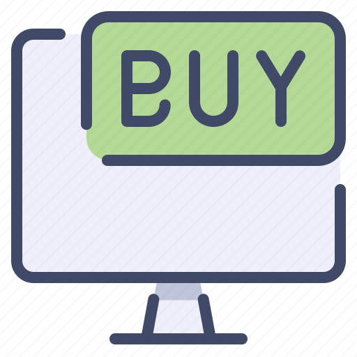 Button, buy, computer, monitor, online, shop, shopping icon - Download on Iconfinder