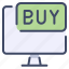 button, buy, computer, monitor, online, shop, shopping 