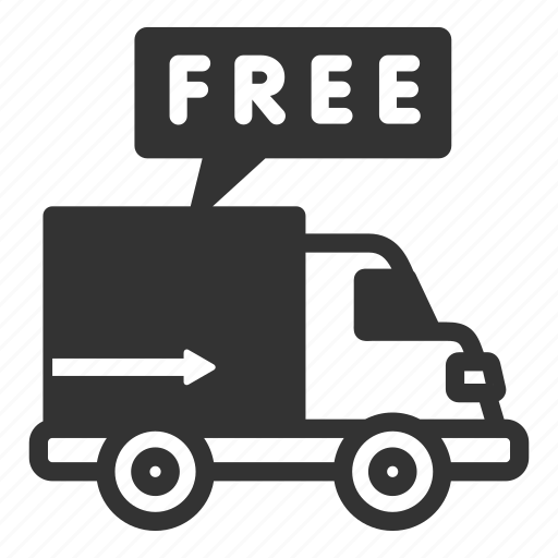 Car, courier, delivery, free, sales, shop, van icon - Download on Iconfinder