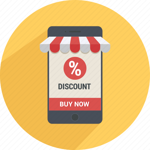 Cart, discount, mobile, product, store, supermarket icon - Download on Iconfinder