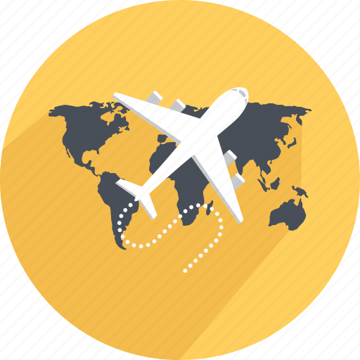 Airplane, delivery, shopping, speed delivery, traveling, world icon - Download on Iconfinder