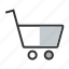 buy, cart, items, line, price, purchase, shopping, trolley 