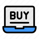 buy, laptop, computer, commerce, shopping 