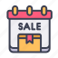 sale, offer, discount, promotion, calendar, package, event, shop 
