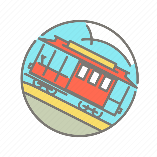America, cable car, san francisco, tourist icon - Download on Iconfinder