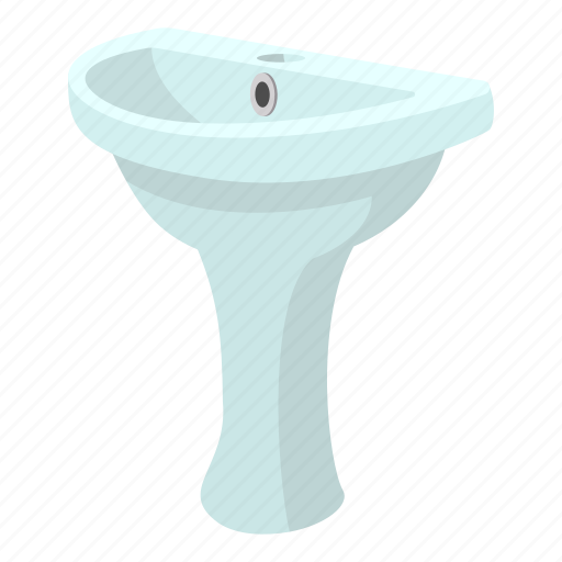 Cartoon, domestic, faucet, sink, washbasin, washbowl, washstand icon - Download on Iconfinder
