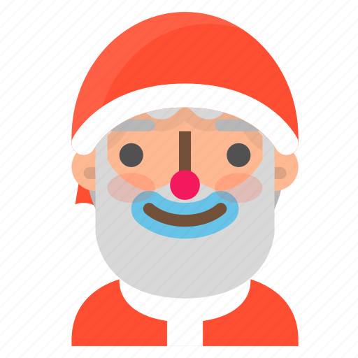 Avatar, christmas, clown, emoji, face, santa, winter icon - Download on Iconfinder