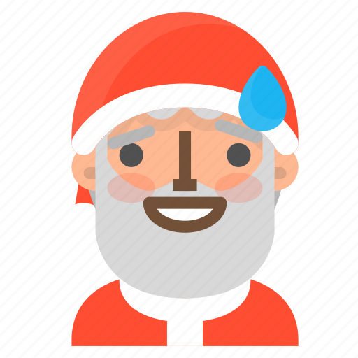 Avatar, christmas, emoji, face, santa, sorry, winter icon - Download on Iconfinder