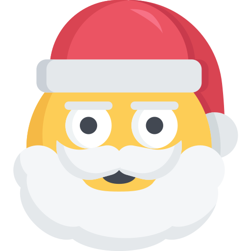 Angry, christmas, emoji, santa, stern icon - Free download