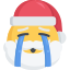 christmas, crying, emoji, sad, santa 