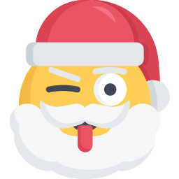 009   santa christmas emoji wink tongue 256 Новогодний розыгрыш продуктов от Асталисы (программы по работе с ВКонтакте)