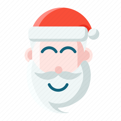 Christmas, emoticon, santa, smile icon - Download on Iconfinder