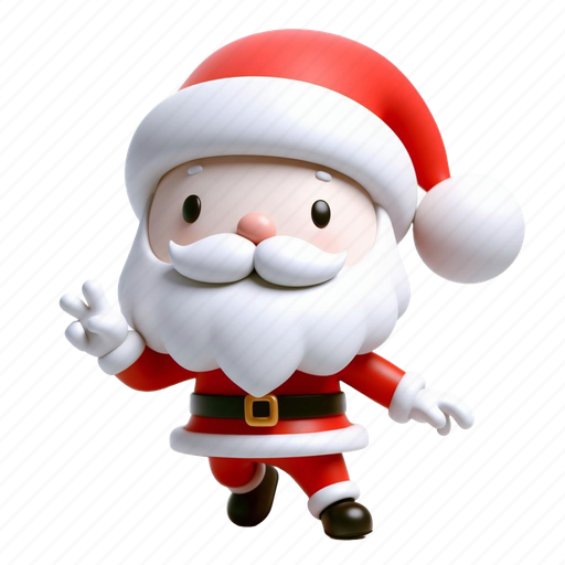 Santa 3D illustration - Download on Iconfinder on Iconfinder