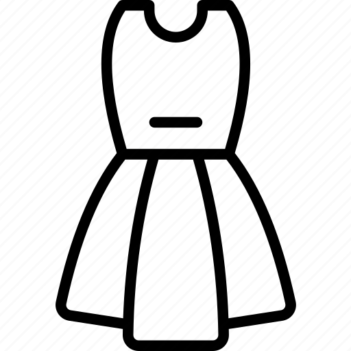 Dress, cocktail, woman, summer, clothing, female icon - Download on Iconfinder