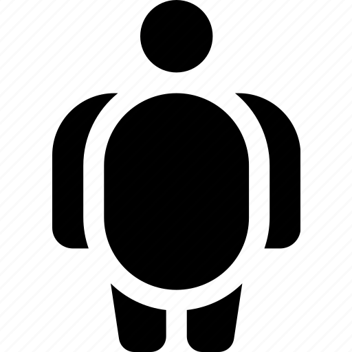Fat, overweight, big, person, human, unhealthy icon - Download on Iconfinder