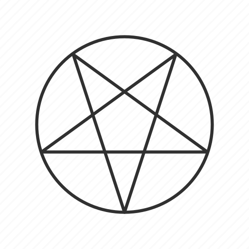 Evil symbol, inverted pentagram, pentagram, star icon - Download on Iconfinder