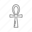ankh, cross, cult, evil symbol 