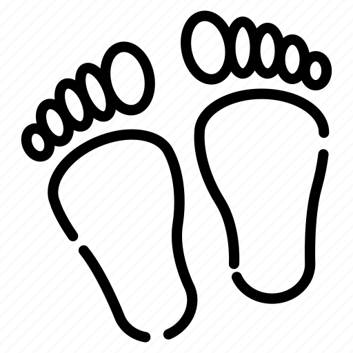 Foot, step, print, sauna, body icon - Download on Iconfinder