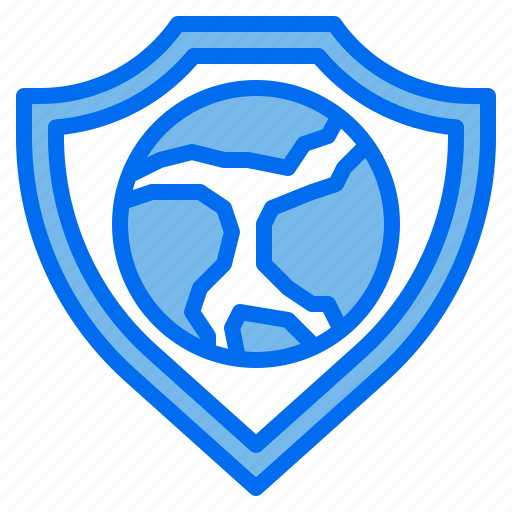 Shield, global, protection, ecology, earth icon - Download on Iconfinder