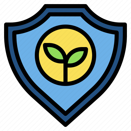 Shield, growth, ecology, protection, plant, leaf icon - Download on Iconfinder