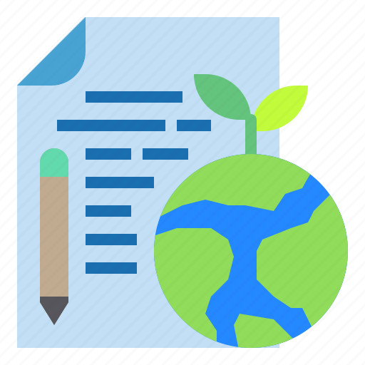 File, earth, ducument, growth, leaf, global, plant icon - Download on Iconfinder