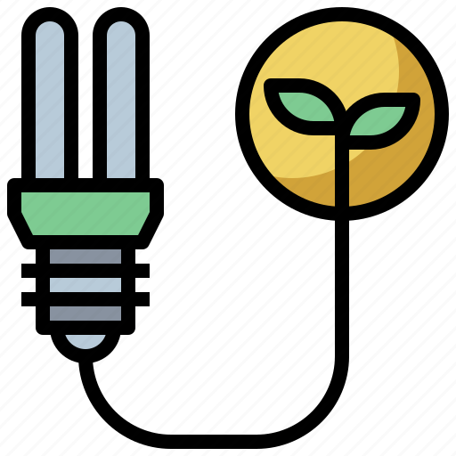 Bulb, eco, electronics, fluorescent, friendly, lamp, led icon - Download on Iconfinder
