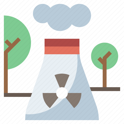 Chimney, cooling, dangerous, factory, industry, nuclear, plant icon - Download on Iconfinder