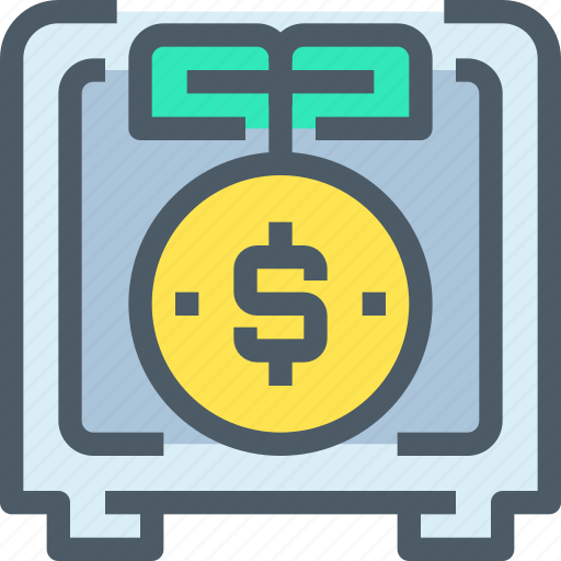 Bank, banking, coin, investment, money, safe, saving icon - Download on Iconfinder