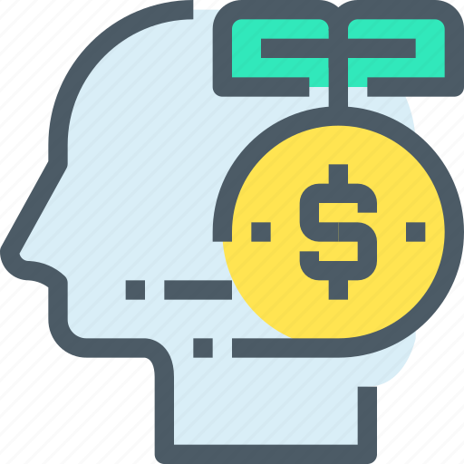 Banking, coin, head, investment, mind, money, saving icon - Download on Iconfinder
