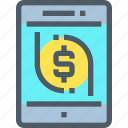 banking, coin, finance, investment, money, smartphone