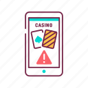 casino, cybercrime, fraud, gambling, online, scam, smartphone