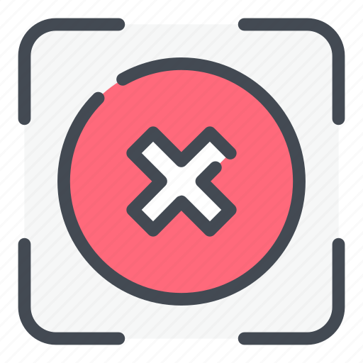 Scan, scanning, scanner, recognition, fail, error icon - Download on Iconfinder