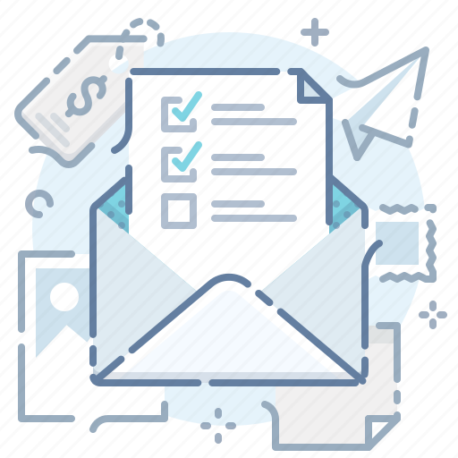 Mail, message, checklist icon - Download on Iconfinder