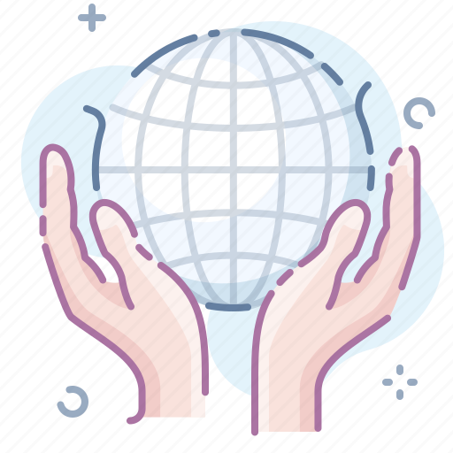Care, globe, hands icon - Download on Iconfinder