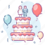 cake, party, wedding 