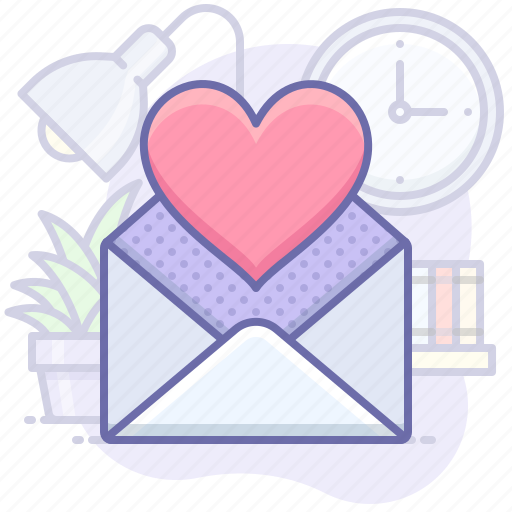 Heart, valentine, envelope icon - Download on Iconfinder