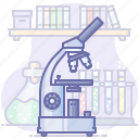 lab, microscope, science 